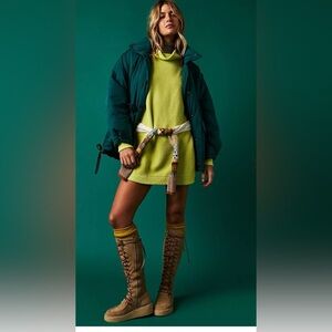 NWT - Free people, ottoman, slouchy, tunic size, extra small, (oversized)